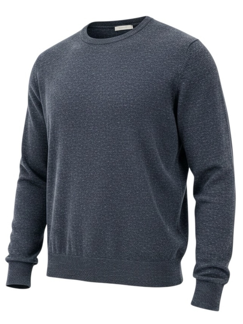 Old Navy Men's Crewneck Sweater in Heather Navy Blue